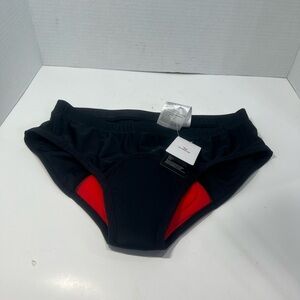 Baleaf Women's Bike Shorts Black and Red